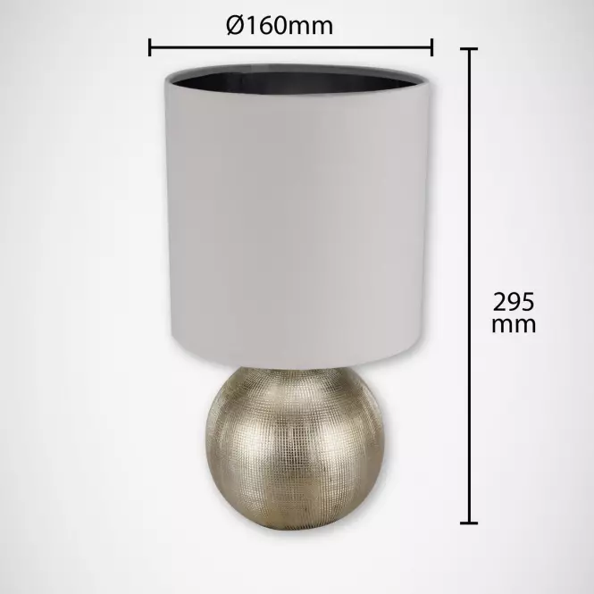 Lámpa Perlo E14 gold/fehér 03291 LB