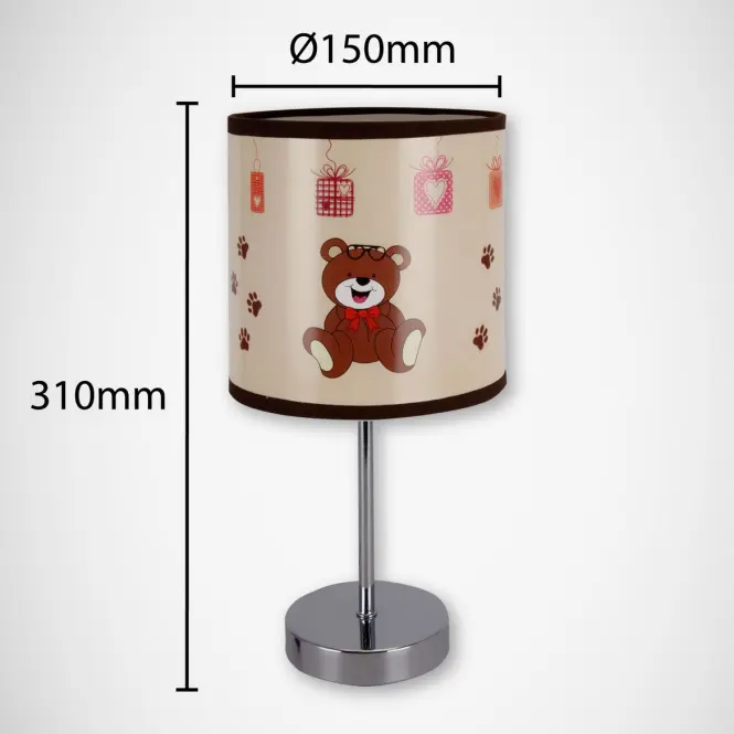 Lámpa Nuka E14 brown 0365 LB