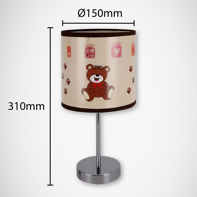 Lámpa Nuka E14 brown 0365 LB