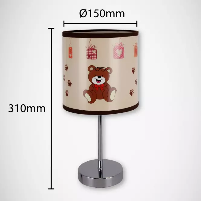 Lámpa Nuka E14 brown 0365 LB,3