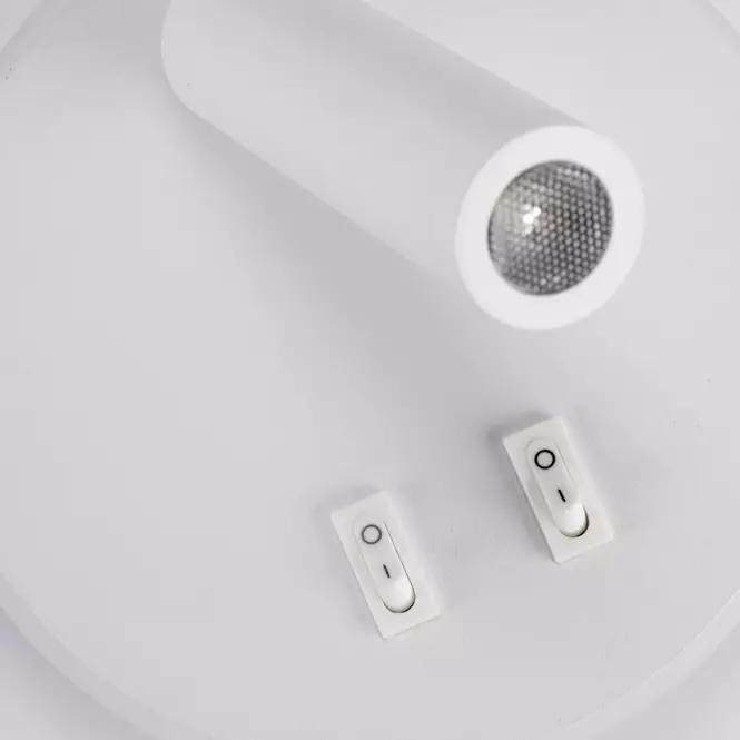 Lámpa Otello LED C 6W+3W fehér 03722 K1