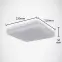 Lámpa Major LED D 18W fehér 4000K 03743 P,3