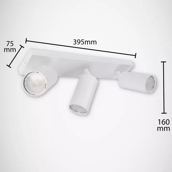 Lámpa Manam GU10 3L fehér 03761 K3