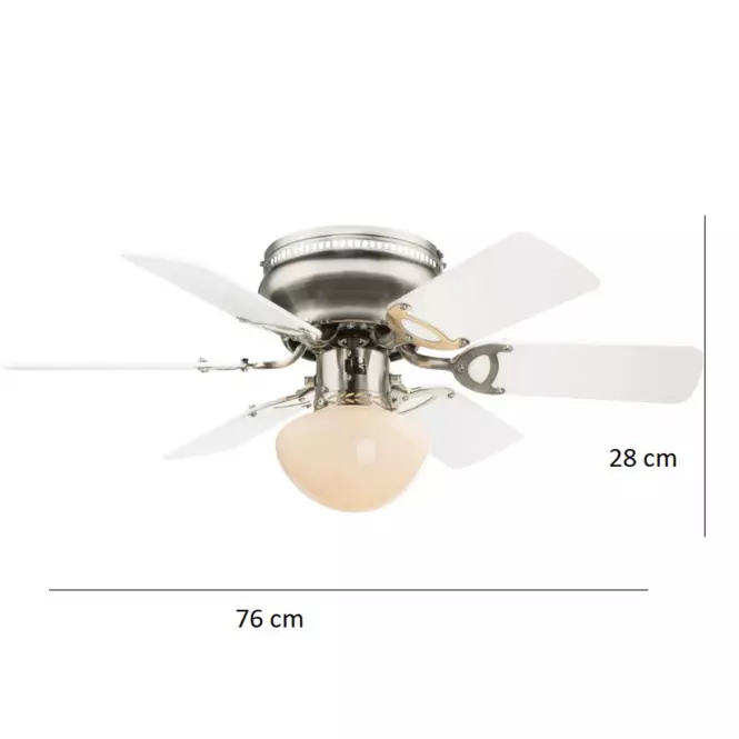 Mennyezeti ventilátor 0307W 1*E27 PL1