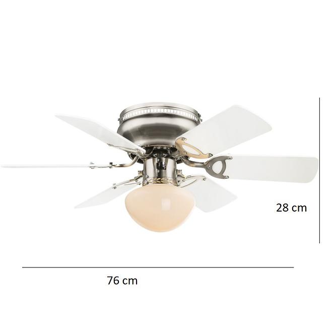 Mennyezeti ventilátor 0307W 1*E27 PL1