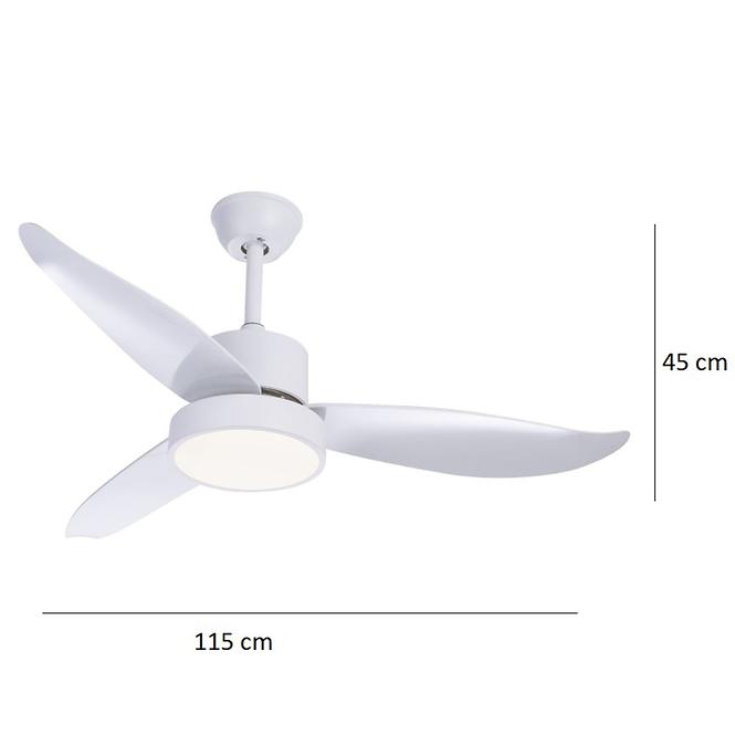 Mennyezeti ventilátor 03600 LED 18W PL1