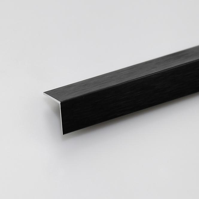 Szögprofil alumínium fekete 10x10x1000