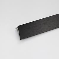 Szögprofil alumínium fekete 20x10x1000