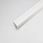 Sarokprofil fehér szatén 30x20x2000