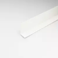 Szögprofil fehér szatén 15x15x1000