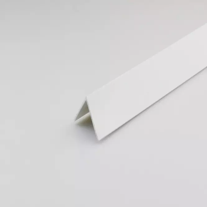 Szögprofil fehér szatén 30x30x1000