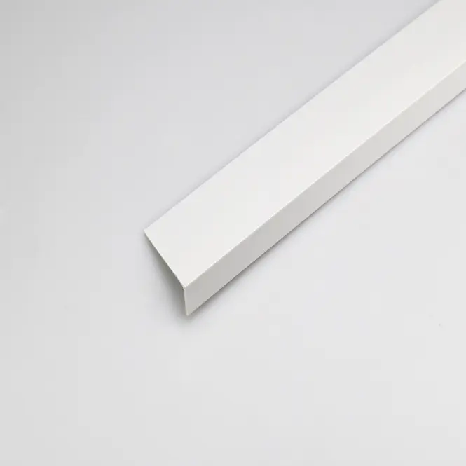 Szögprofil fehér szatén 40x10x1000