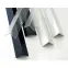 Szögprofil fehér szatén 40x10x1000,3