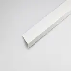 Szögprofil szürke szatén 30x20x1000