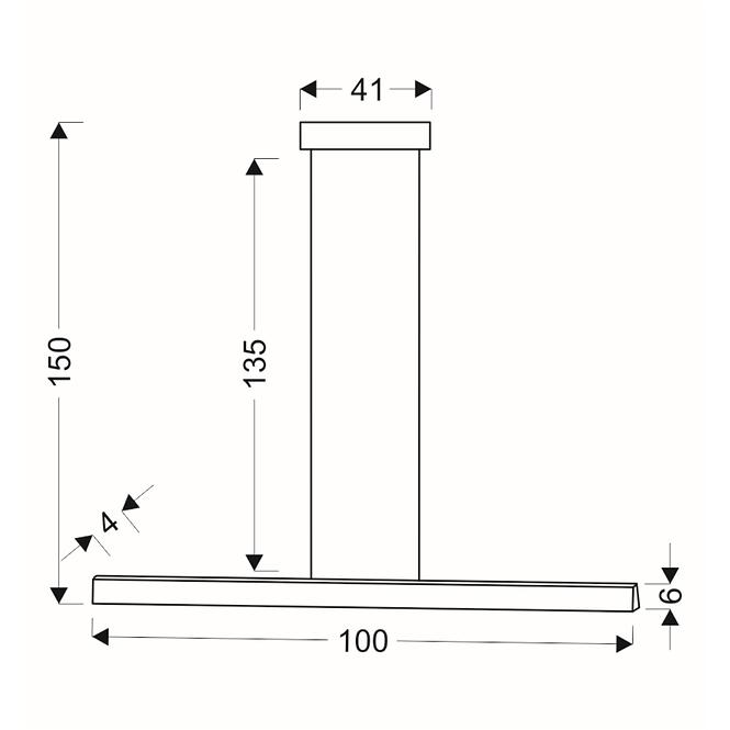 Lámpa A0010-310 Coconut 100x8 28W LED 4000K