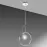 Lámpa A0024-320 Skiros 35 1x60W E27 LED+12W LED 4000K