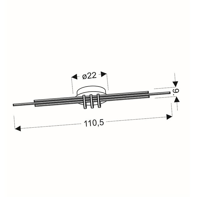 Lámpa A0018-160 Naksos 110x22 40W LED 4000K