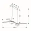 Lámpa A0021-330 Thasos 103x23 23W LED chrom  4000K,2