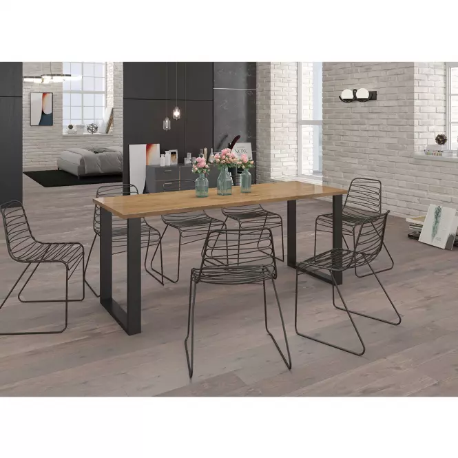 Imperial asztal 138x67 kézműves tölgy,4