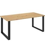 Imperial asztal 185x90 kézműves tölgy