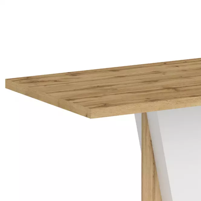 Asztal Bristol Wotan/fehér,4