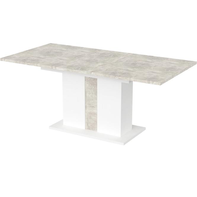 Kinyitható asztalok  Grays 134/174x90cm  Beton/fehér