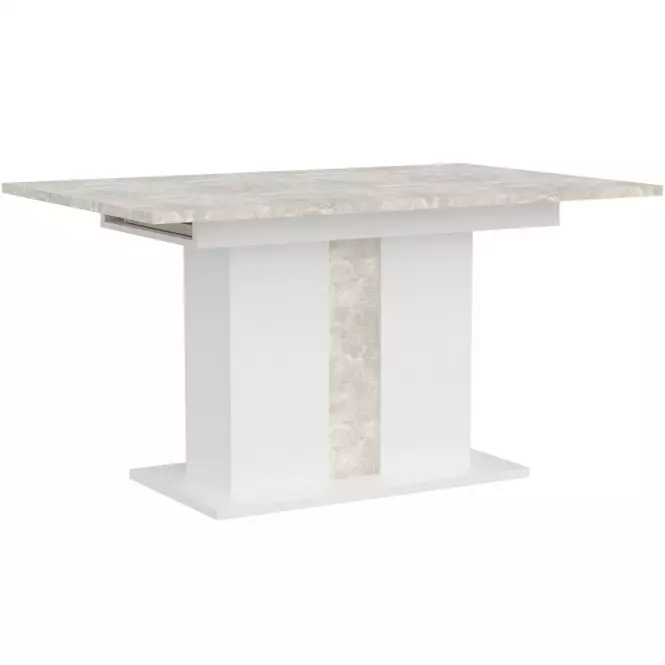 Kinyitható asztalok  Grays 134/174x90cm  Beton/fehér