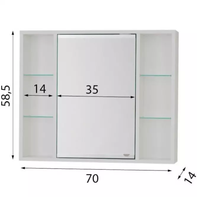 Szekrény Maja 70,2