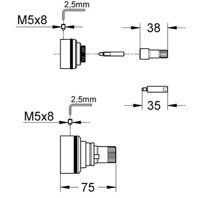 Kiegészítő készlet 27,5MM