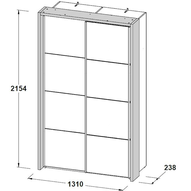 Mennyezet diszlécek 120 Sapporo LUXZ06B2-C04