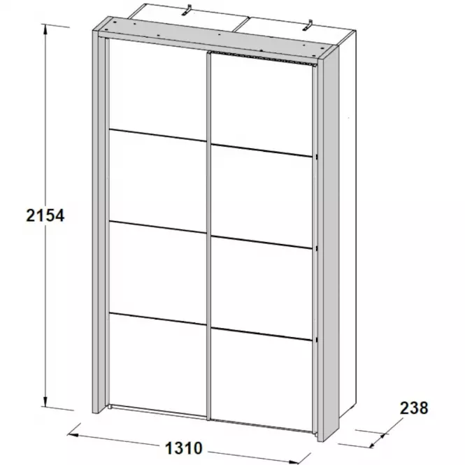 Mennyezet diszlécek 120 Sapporo LUXZ06B2-C04,3