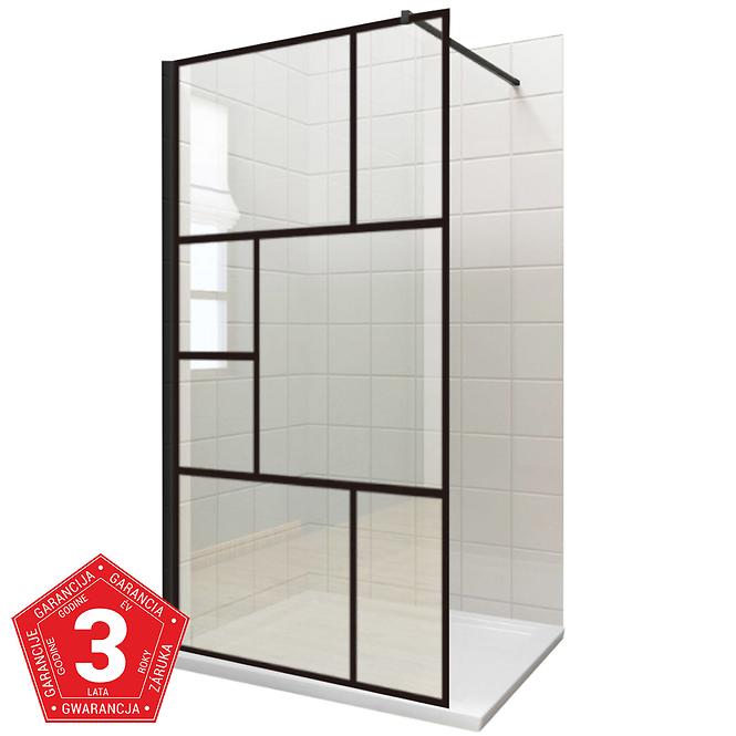 Zuhanyfal WALK-IN NOTTE 120X195