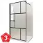 Zuhanyfal WALK-IN NOTTE 120X195,2