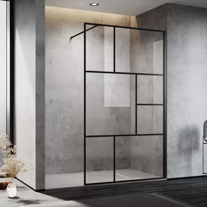 Zuhanyfal WALK-IN NOTTE 120X195,3