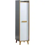 Szekrény W2  Werso Riviera/Fehér/Antracyt
