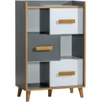 Regál W5 Werso Riviera/Fehér/Antracyt