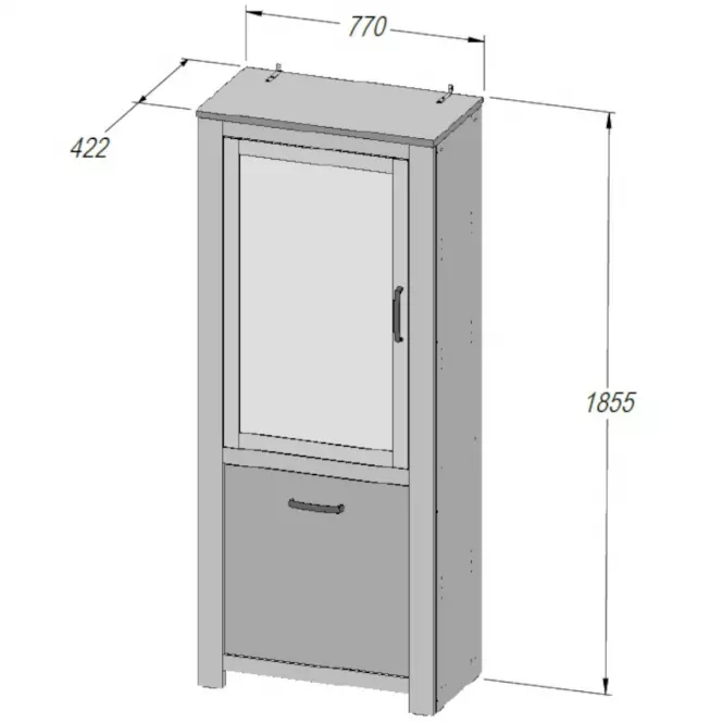 Vitrin L Havanna HVNV711L-D67,2