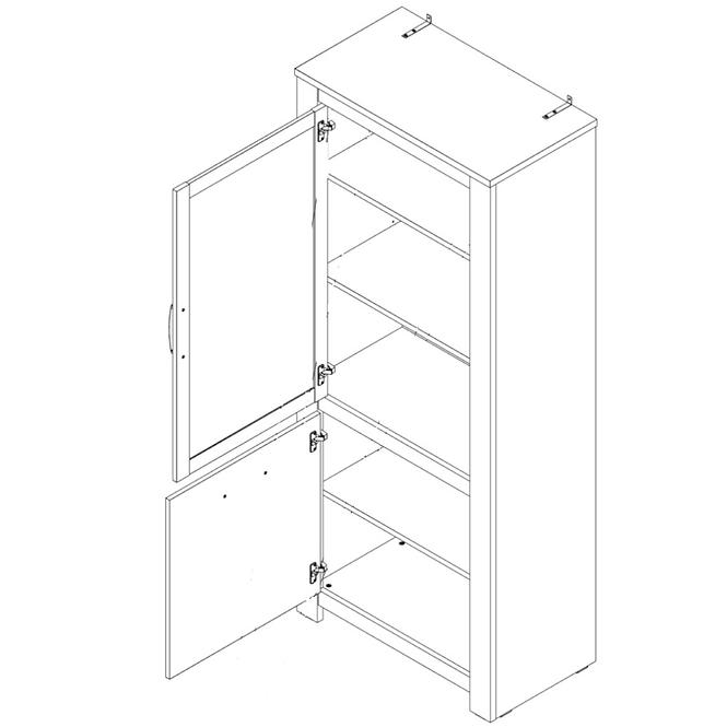 Vitrin L Havanna HVNV711L-D67