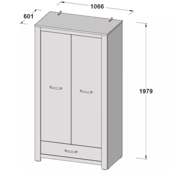 Szekrény Havanna HVNS823-D67