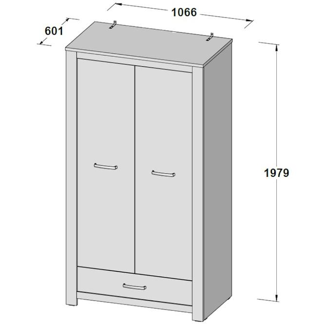 Szekrény Havanna HVNS823-D67