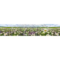 Üveg panel 60/300 Flowers-3 5-Elem
