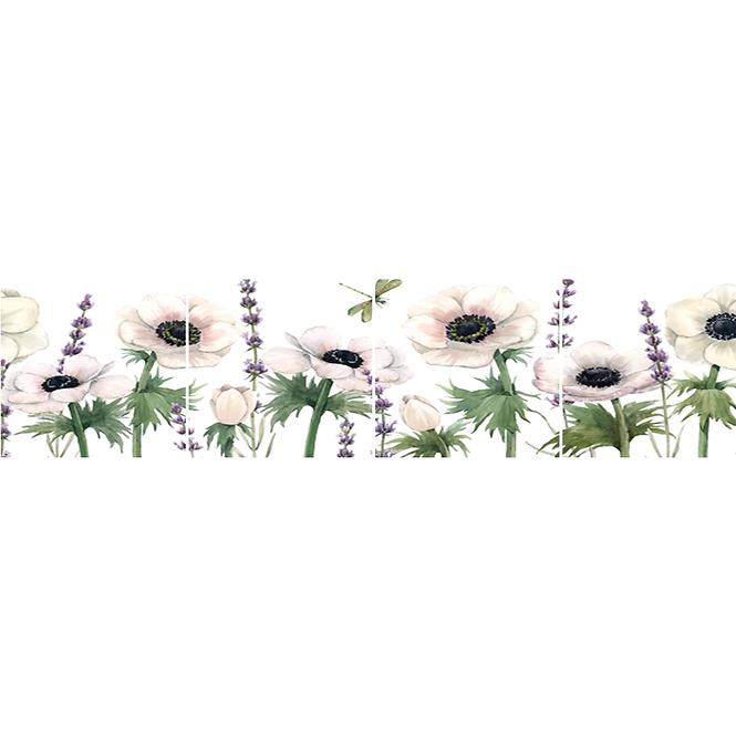 Üveg panel 60/240 Flowers-2 4-Elem