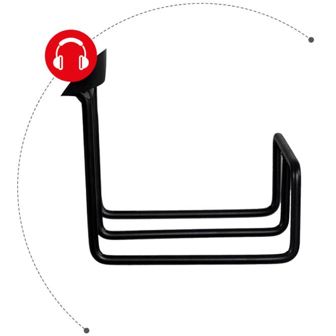 Asztal  Játékos Számára   HZ-HERO 5.0 BLACK,4