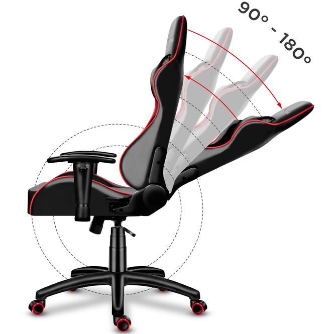 Irodai gaming szék HZ-FORCE 6.0 RED