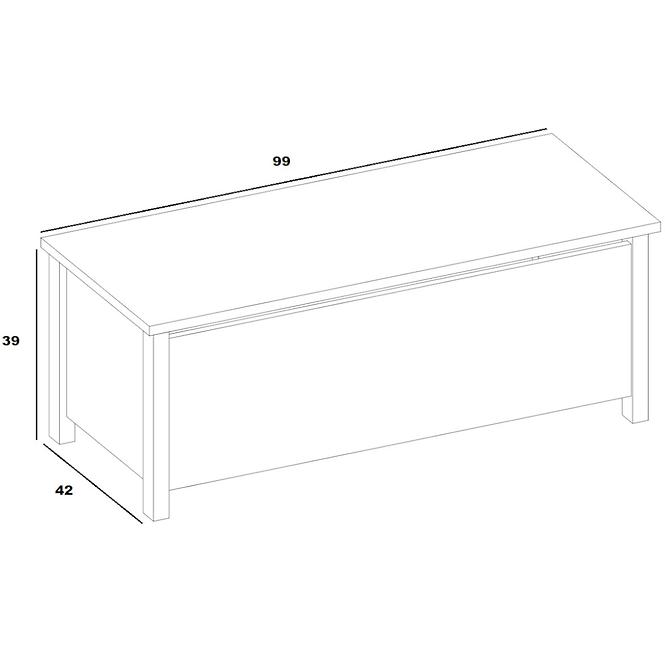 Boxok Luna LN-10 fehér/rózsaszín