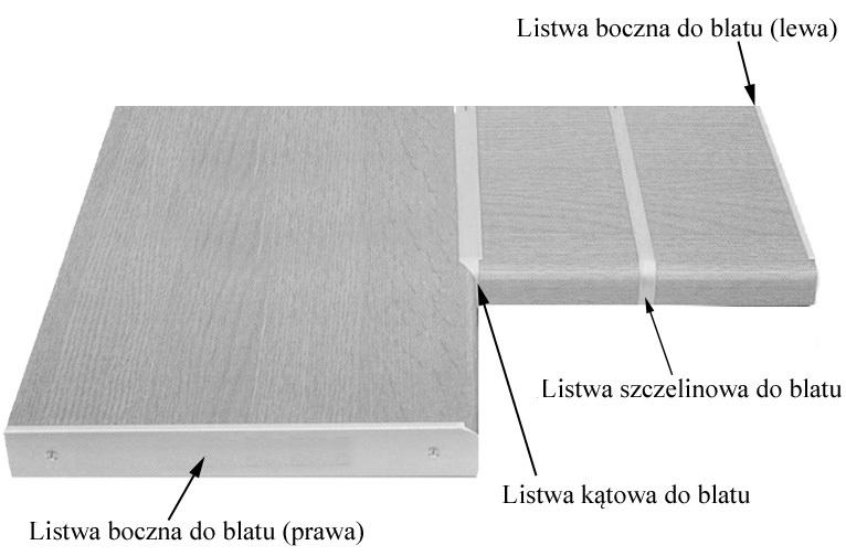 Léc ALU szögletes EGGER 38