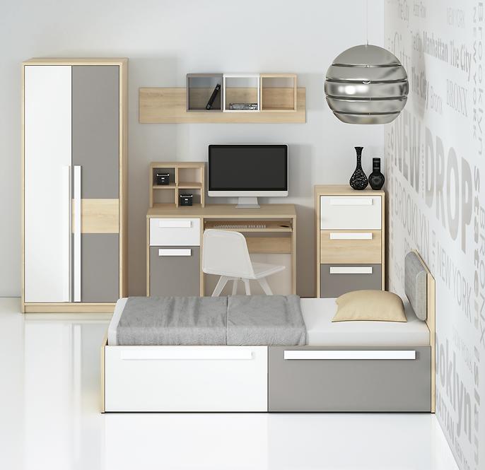 Ajtó  06W Drop Platinum szürke