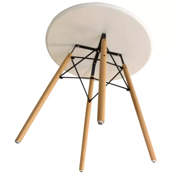 Asztal Oslo fehér 80cm,3