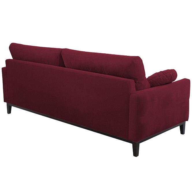 Ülőgarnitúra szett Bellano 3/2/1 Burgundy-Kromos 20 CZE DR.venge,2