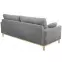 Ülőgarnitúra szett Bellano 3/2/1 Grey-Kronos 22 SZ DR.natura,2